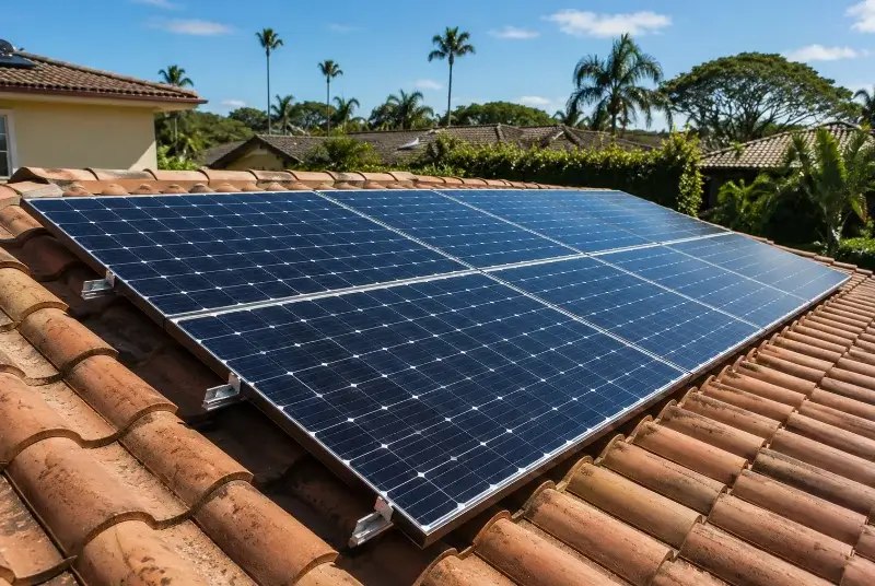 Installation de panneaux solaires à Pouzilhac