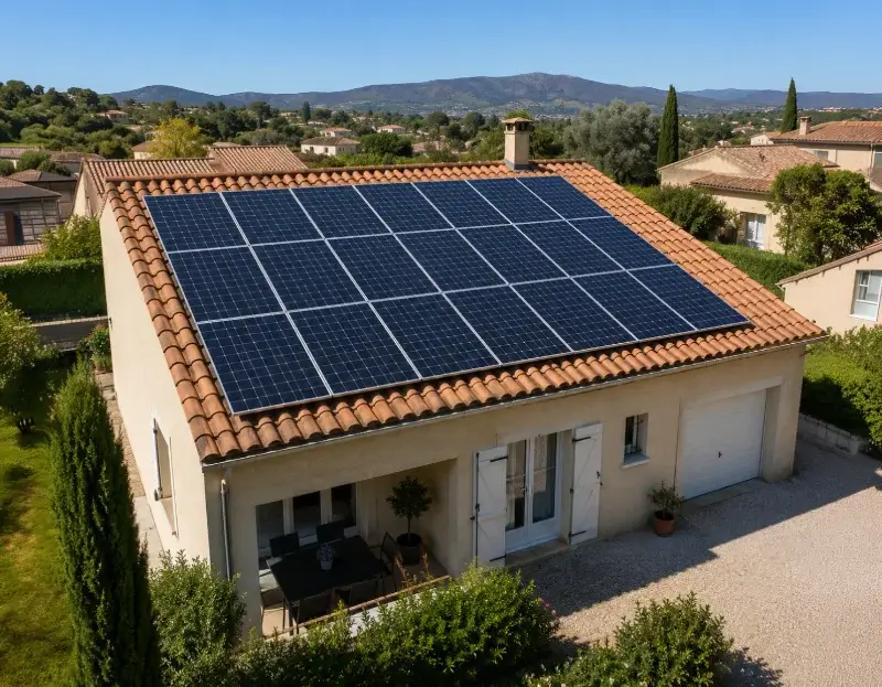 Prime à l'autoconsommation panneaux solaires Pouzilhac — aide financière de l'État